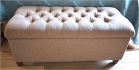 Tufted Storage Bench