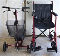 Medline Knee Walker & Nova Wheel Chair