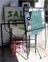 Metal Frame Sign Holders & Plastic Signs