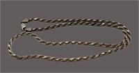 Sterling 925 Rope Chain 9.5"