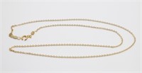 585 14K Gold Chain -broken clasp