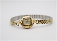 Waltham 14K Gold Face Ladies Watch