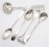 Assorted Sterling & Silver Plate Spoons(5)