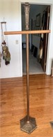 Antique Brass and wood display stand