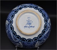 Holland Delft Blue 7" Floral Bowl