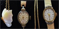 Vintage Ladies Watches & Necklaces