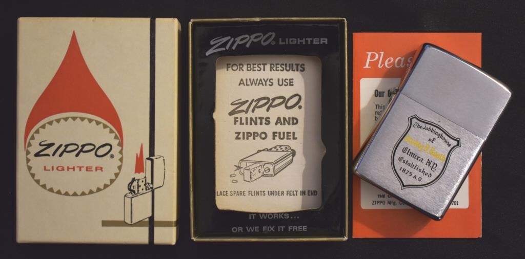 ca. 1975 Zippo Advertising Lighter New, Never Used