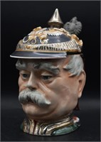 Otto Von Bismarck German Porcelain Figural Stein