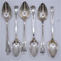 1909 Whiting Sterling Silver Madame Jumel Spoons