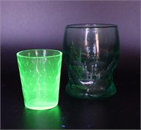 Polka Dot Uranium Shot Glass & Mini Juice Cup