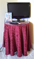 Dynex TV w/ Built-in DVD Player & Side Table