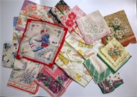 Group of Vintage / Antique Handkerchiefs