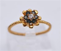 Antique 10k Gold & Gemstone Ring