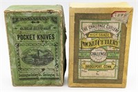 (2) The Challenge Cutlery & American Knife Boxes