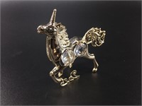 24k gold plated Unicorn by the Franklin Mint. This