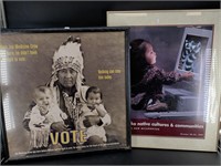 Lot of 2: Native Alaskan and Native American Poste