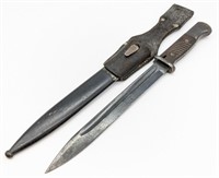 WW2 German K98 Mauser Bayonet w/ Scabbard