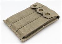 WW2 US Military Thompson 3 Cell Mag Pouch w/ Mags