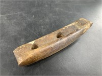Fossilized ivory artifact 5.5" long, would have be
