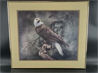 Annette Hartzelle signed and numbered eagle print,