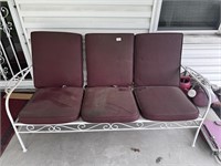 WROUGHT IRON COUCH
