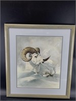 Annette Hartzelle signed and numbered Dahl sheep p