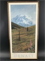 Jon Van Zyle print, signed and framed, frame is 24
