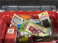 Fishing tacklebox with content