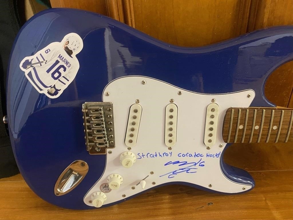 Mitch Marner Autographed Guitar