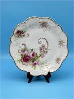 Old Abbey Limoges Hand Painted France Plate