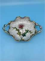 Beautiful Unique Hand Painted Italian Candy Dish