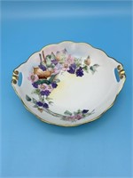 Hand Painted Serving Dish - Austria Marked Mz