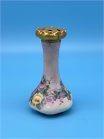Hand Painted Hair Pin Holder - Pl Limoges France