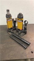 (2) Black Jack 2-Ton Bottle Jacks