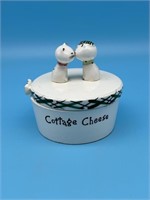 1958 Refrigerator Box With Cats - Cottage Cheese