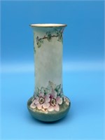 Hand Painted Gold Rimmed Vase