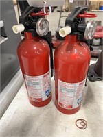 (2) Fire Extiinguishers