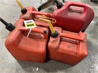 (4) gas cans