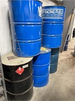 (6) 55 gallon drums-all empty