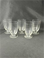 Set Of 5 Water Glasses