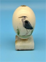 Marble Egg Hand Painted M.i. Moore 1980