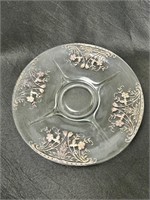 Sterling Silver Accented Serving Platter