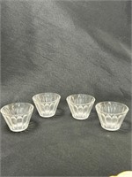 Set Of 4 Vintage Sorbet Cups - Marked