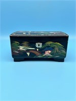 Mother Of Pearl Oriental Jewelry Music Box