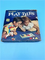 Vintage Play Tiles Game By Halsam