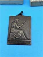 1927 School Art League Of New York Bronze Medal