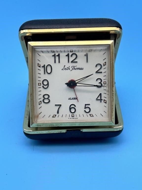 Vintage Travel Alarm Clock - Seth Thomas