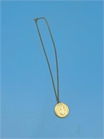 Napoleon Emperor Medallion On Chain