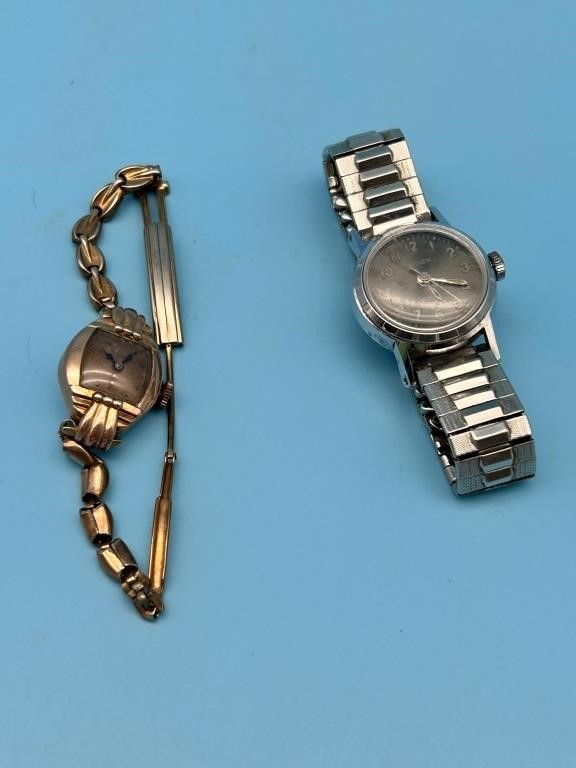 Timex Men's Watch And Bulova Ladies Watch