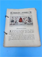Antique Classroom Reading Book Primary Stories